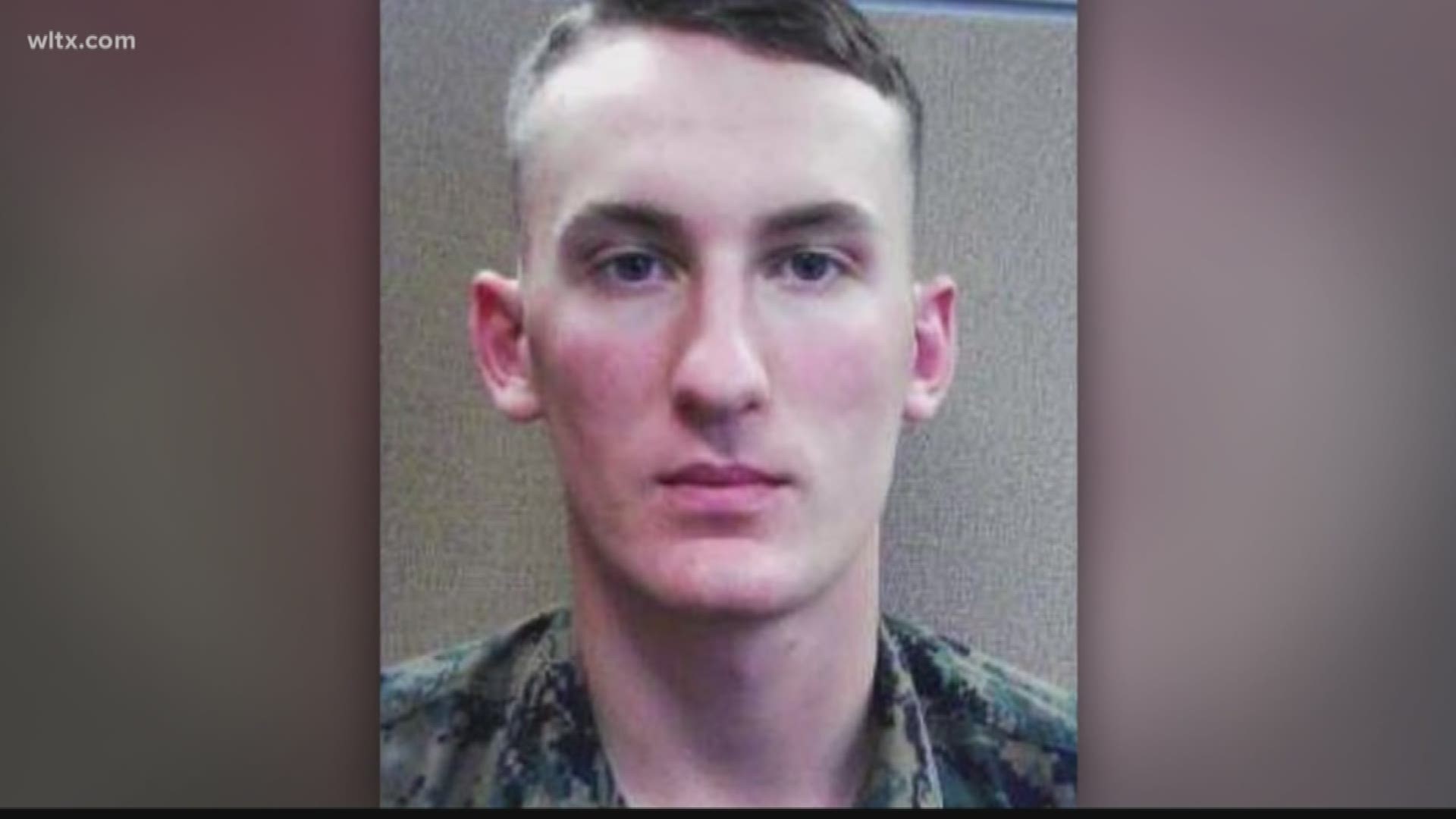 A former marine is now a murder suspect and officials say he could be in South Carolina.