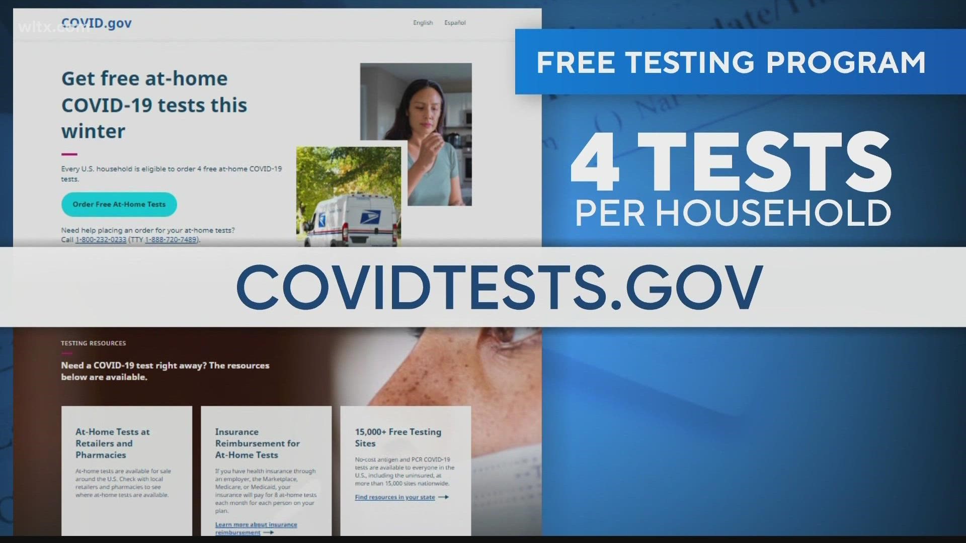 The Biden administration is again making some free COVID-19 tests available to all U.S. households as it plans for potential coronavirus surges this winter.