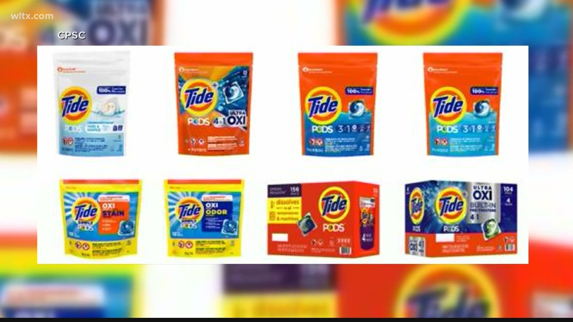 Procter and Gamble is recalling more than 8million units of Tide, Gain, Ace and Ariel Detergent pods because they can split.