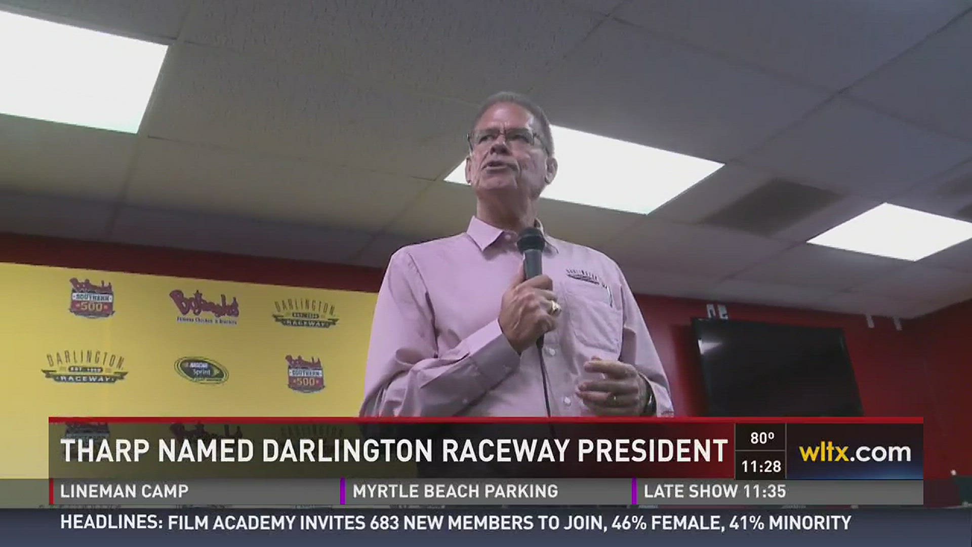 Former USC Associate Athletics Director for Media Relations Kerry Tharp has been working for NASCAR since 2005 and now he takes on his most high-profile job as the president of the Darlington Raceway.