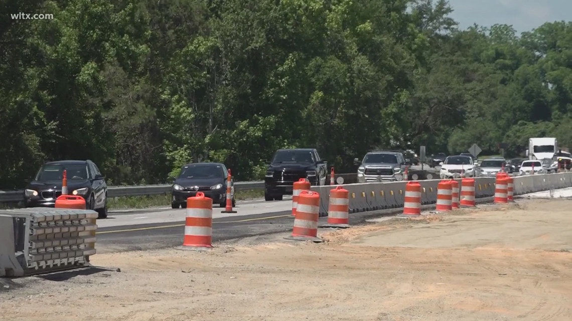 Construction underway over Wateree river | wltx.com