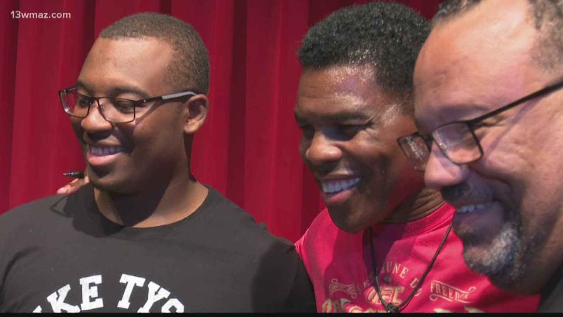 He's arguably one of the greatest Georgia Bulldogs to play the game of football and he made his way to Central Georgia Tuesday, surprising students at Veterans High School. Videojournalist Carlos Stephens showcases Herschel Walker.