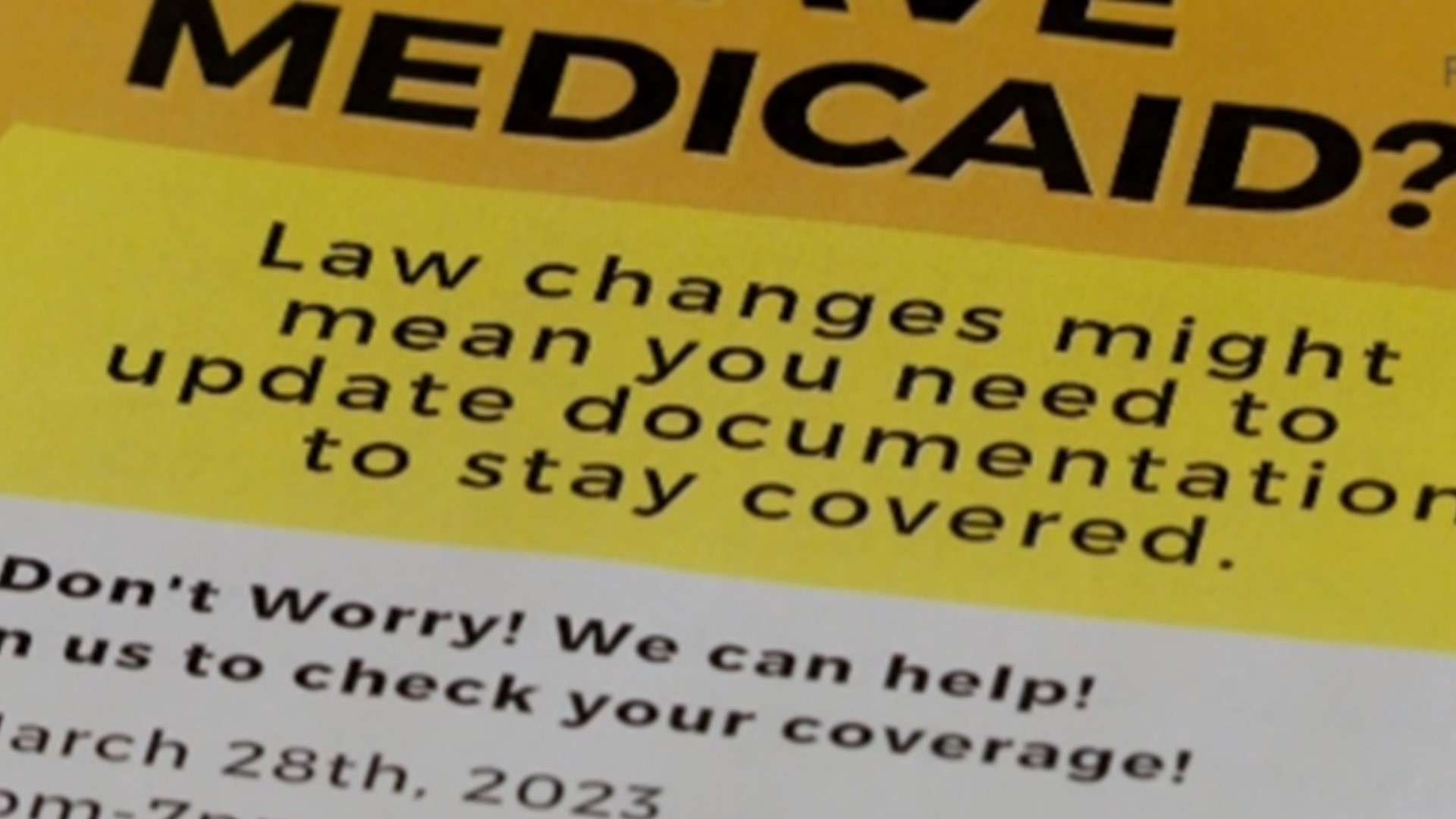 Last year, about 850,000 Iowans were on Medicaid. Now, some of those people could be losing coverage.