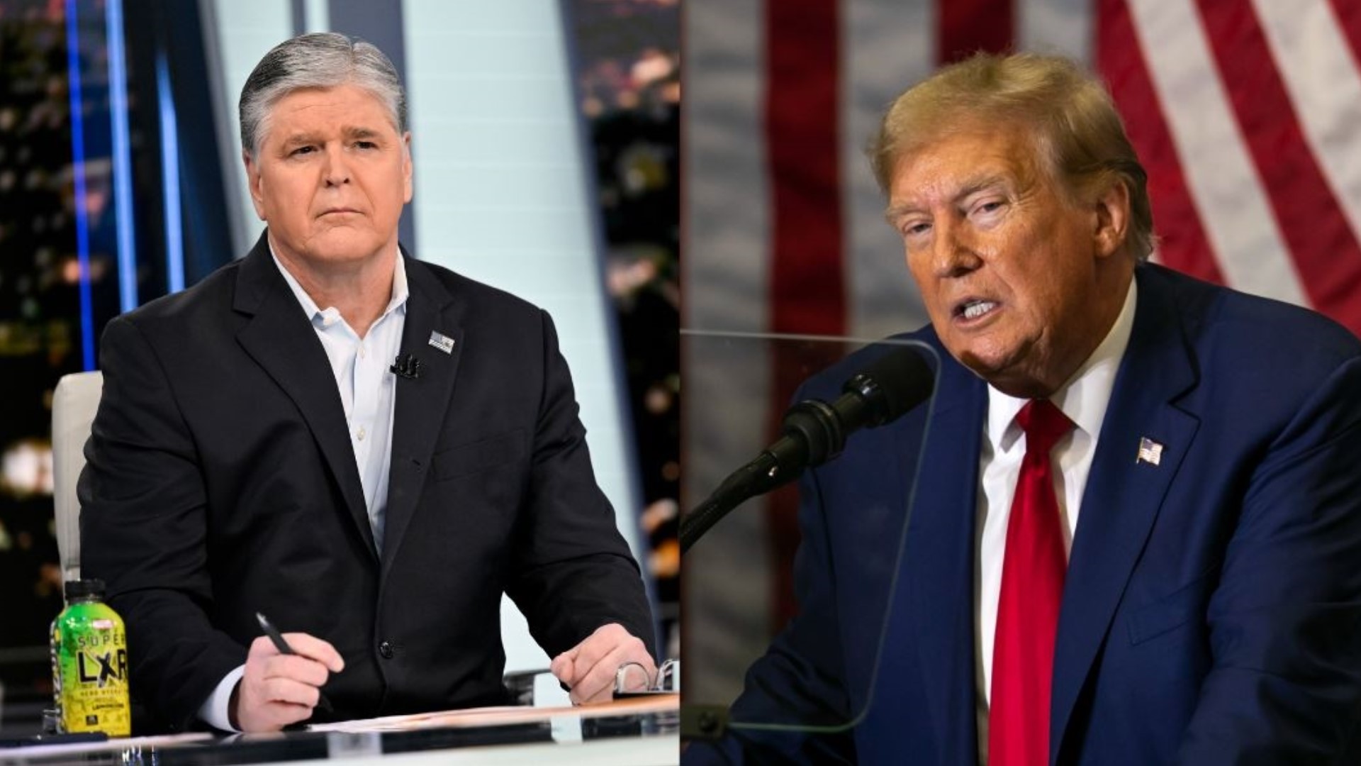 Several people waited in line outside the River Center in Davenport for the chance to see former President Donald Trump doing a town hall for Fox News.