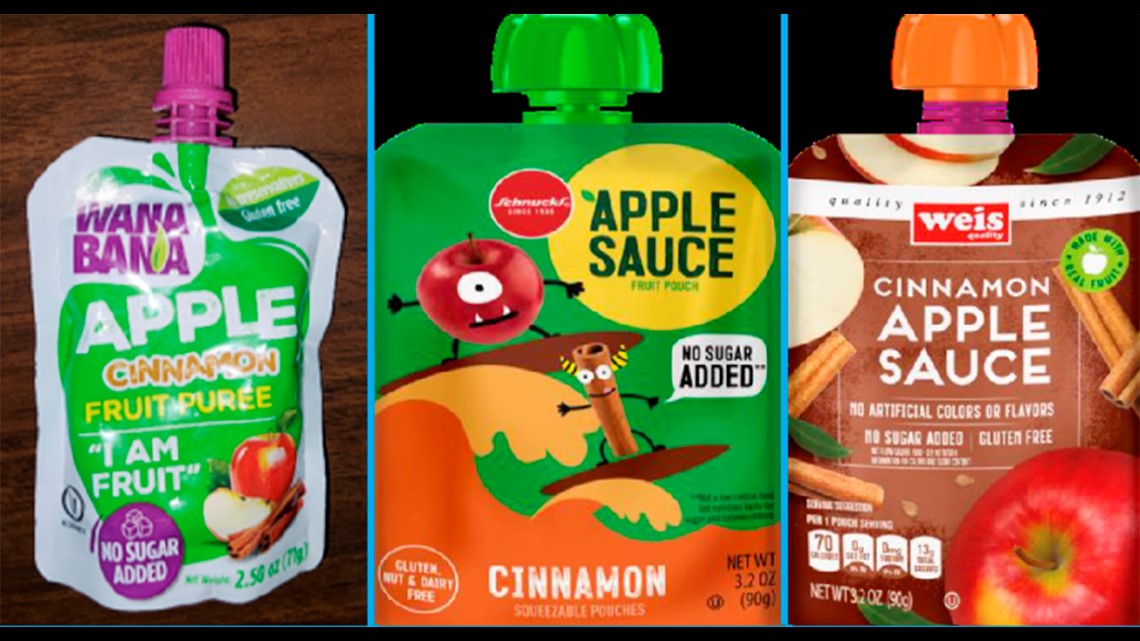 Applesauce pouch recall in South Carolina due to lead - Vimarsana News