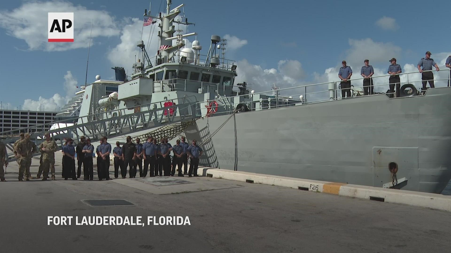 The United States Coast Guard offloaded drugs worth more than $1.4 billion at Port Everglades in Fort Lauderdale.