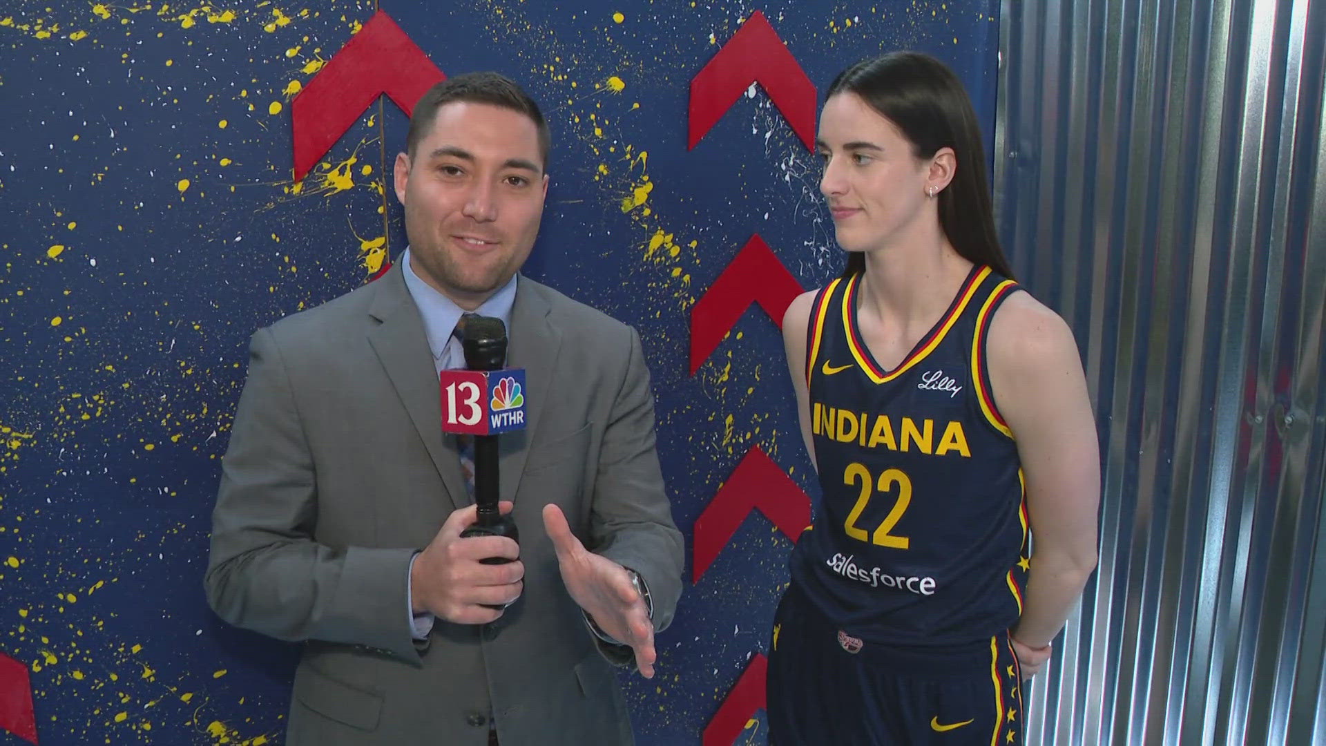 Watch 13Sports reporter Dominic Miranda's exclusive interview with the Indiana Fever's Caitlin Clark.