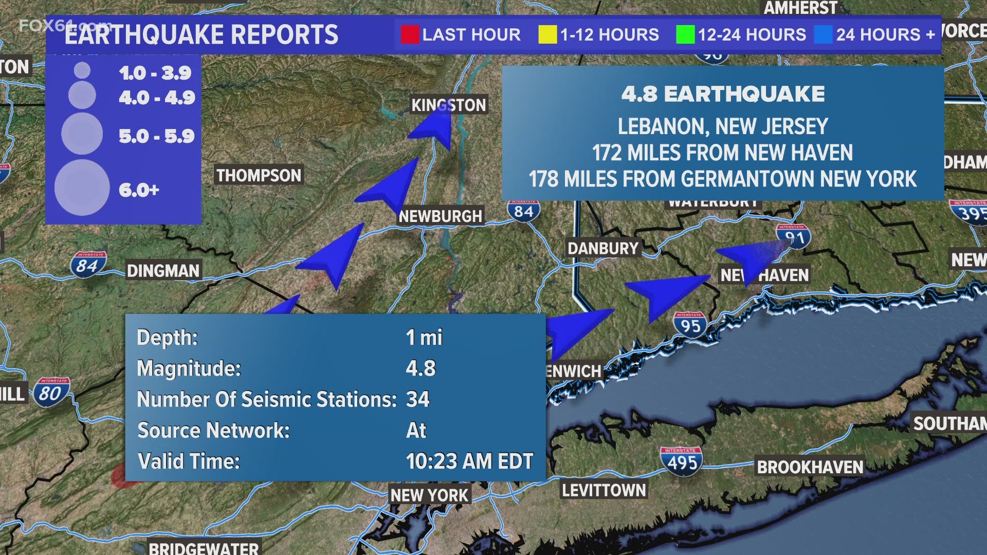 Earthquake shakes New York City area, officials say | wltx.com