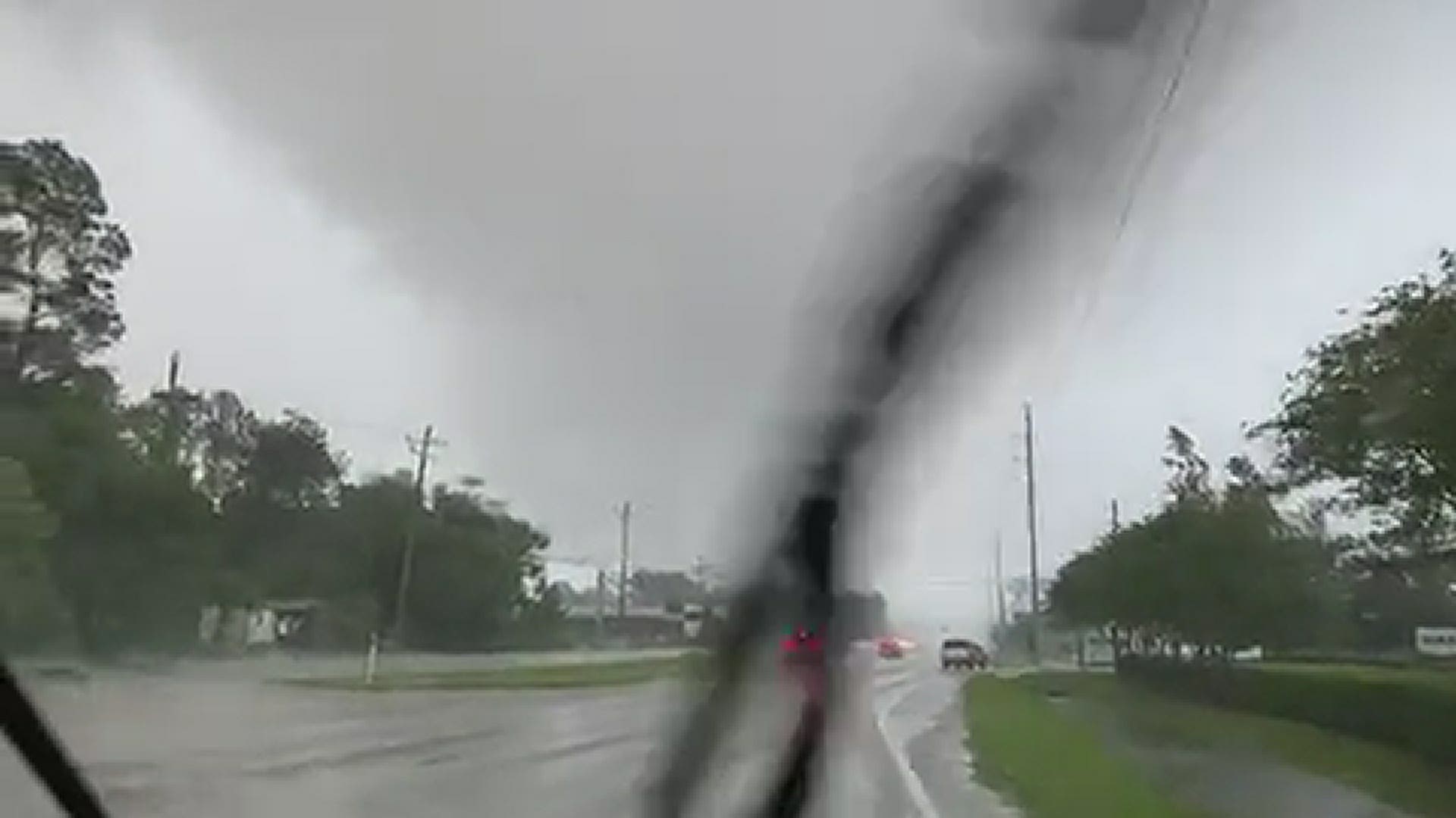 A First Coast Viewer captured an incredible video of a possible tornado near Phillips Highway in Jacksonville.
Credit: James Dino