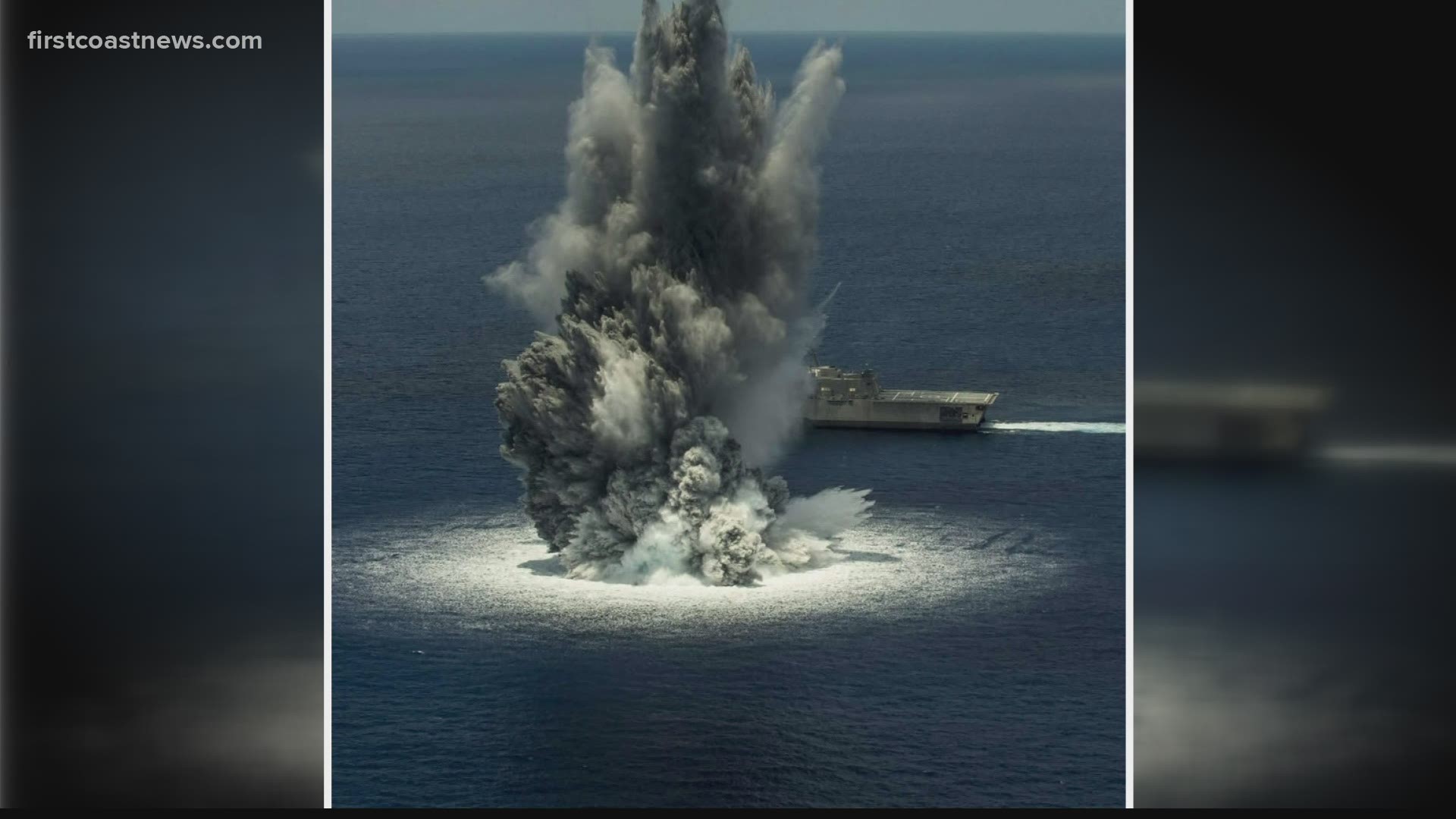 Military test explosion reported off Florida's coast