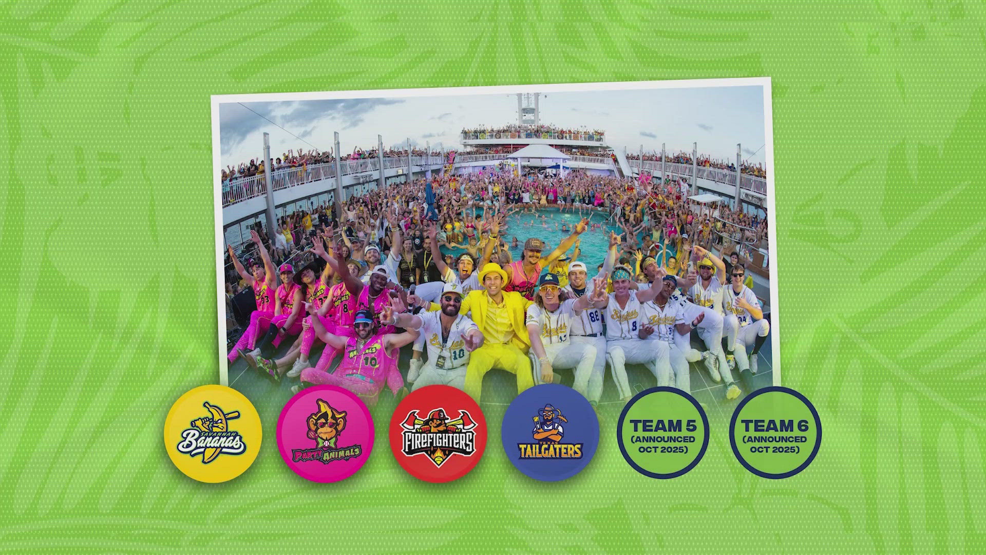 The Savannah Bananas will host an immersive cruise experience to Cozumel with antics-filled activities in February 2026.