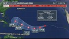 Cat 2 Hurricane Irma approaching Leeward Islands