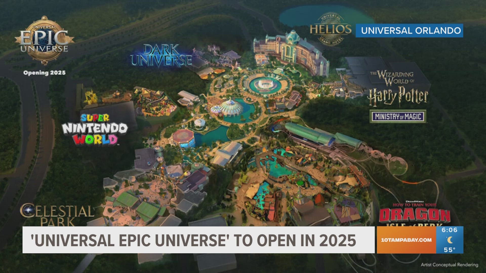 Universal Orlando announces new theme park opening in 2025