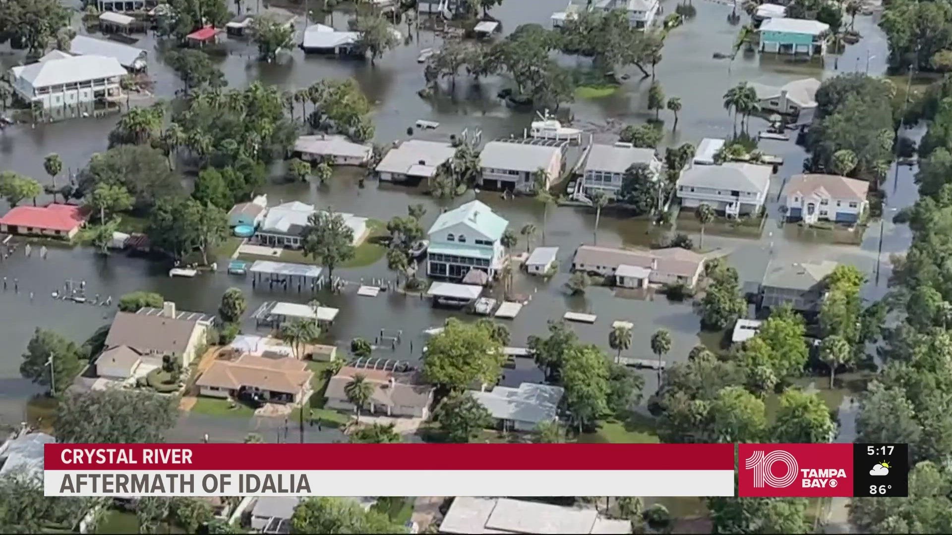 Hurricane Idalia officially made landfall Wednesday morning along Florida's Big Bend near Keaton Beach.