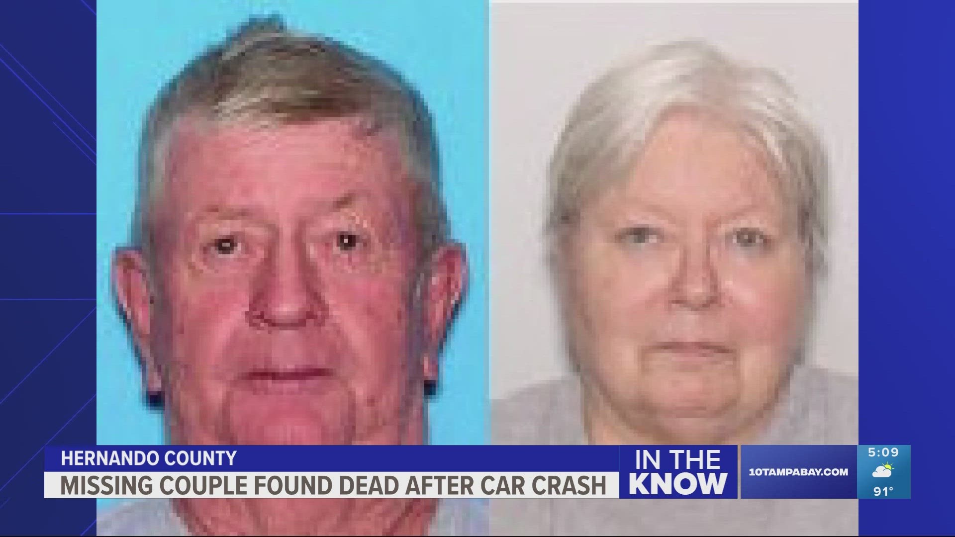 Missing Hernando County couple found dead in Brooksville | wltx.com