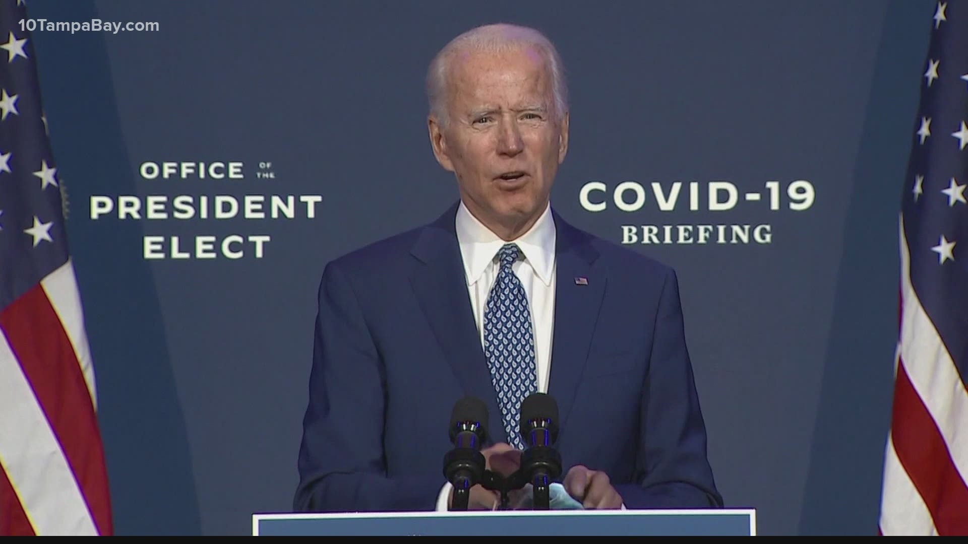 Biden wants a policy that starts at the top, leading by example and encouragement – which then filters to the states.