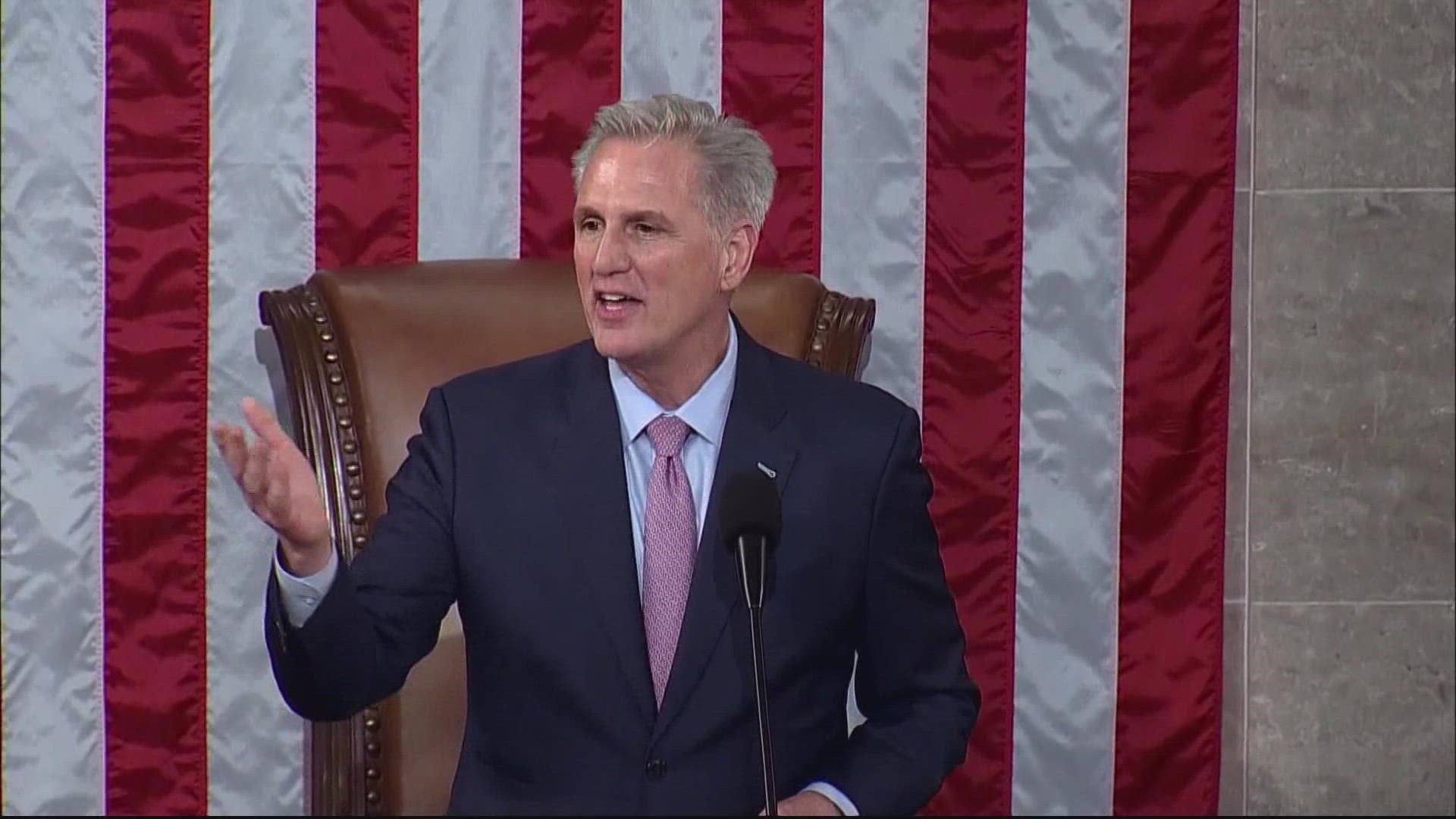 McCarthy finally crossed the majority threshold on the 15th ballot after floor tensions boiled over between McCarthy and holdout Matt Gaetz.