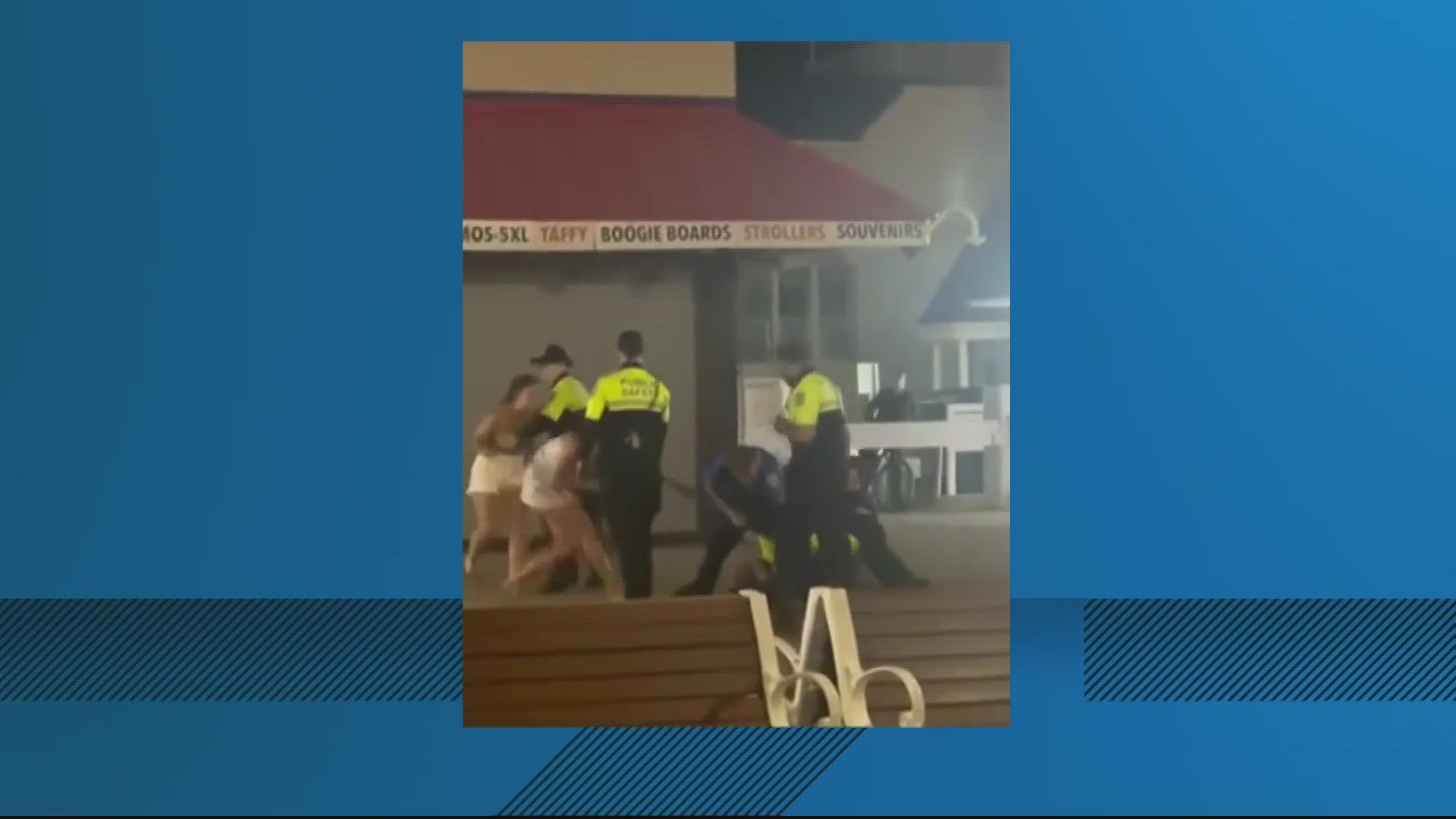The family of a D.C. man claims he was brutalized by Ocean City, Maryland Police who were trying to enforce a ban against vaping on the boardwalk.