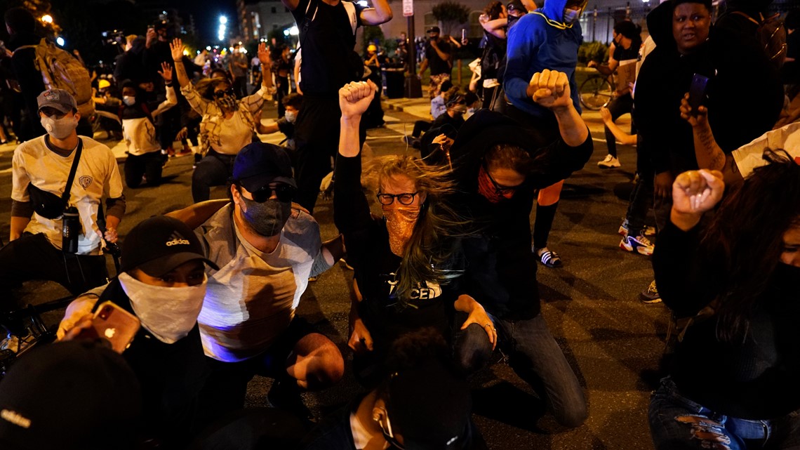 Photos: DC protests Monday Washington DC curfew | wltx.com