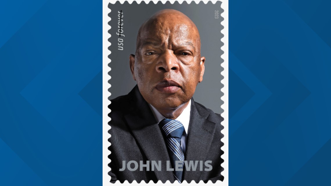 John Lewis stamp revealed by the US Postal Service