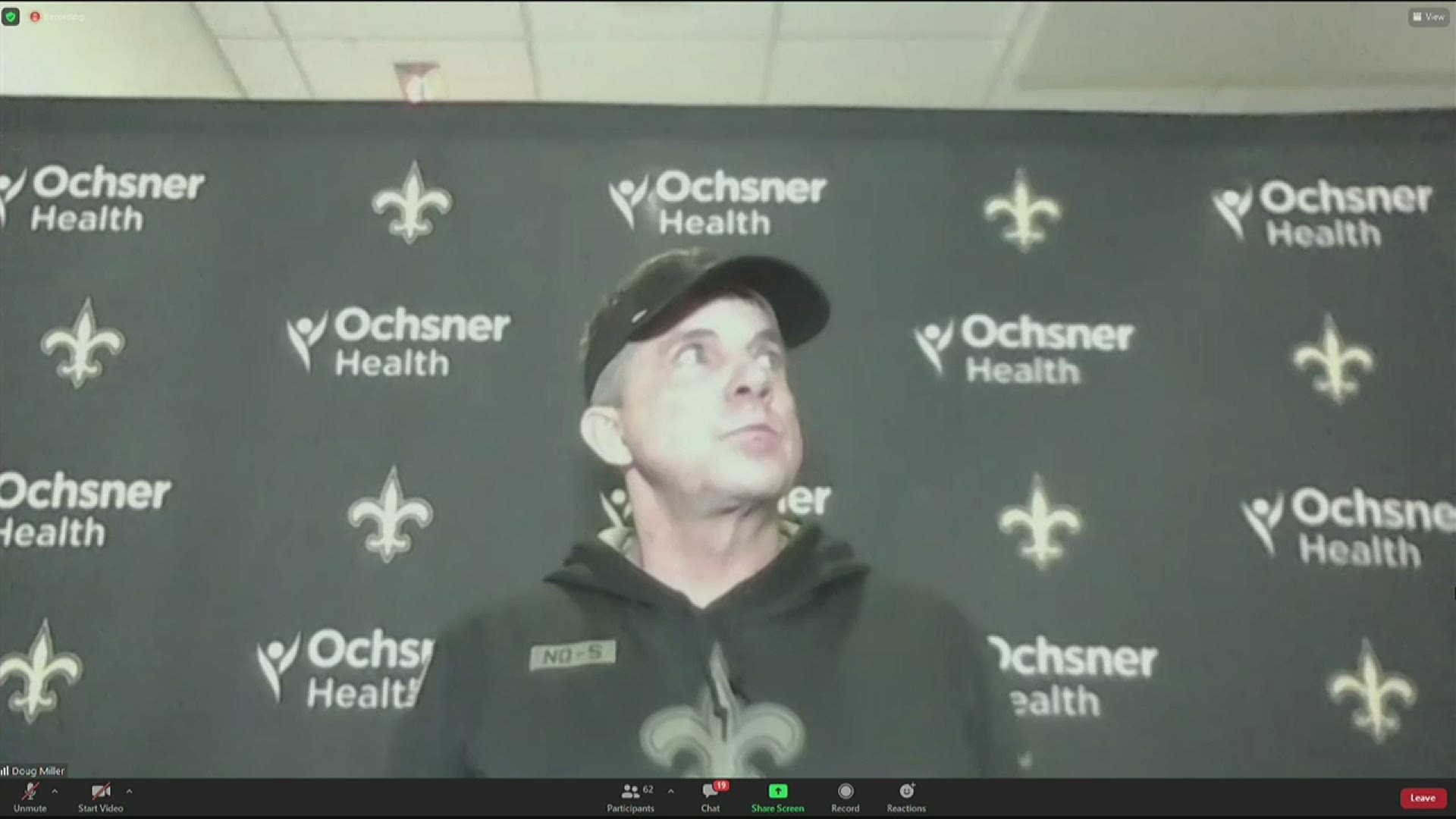 Head Coach Sean Payton talks about getting slimed, adapting after the first half and Michael Thomas' return.