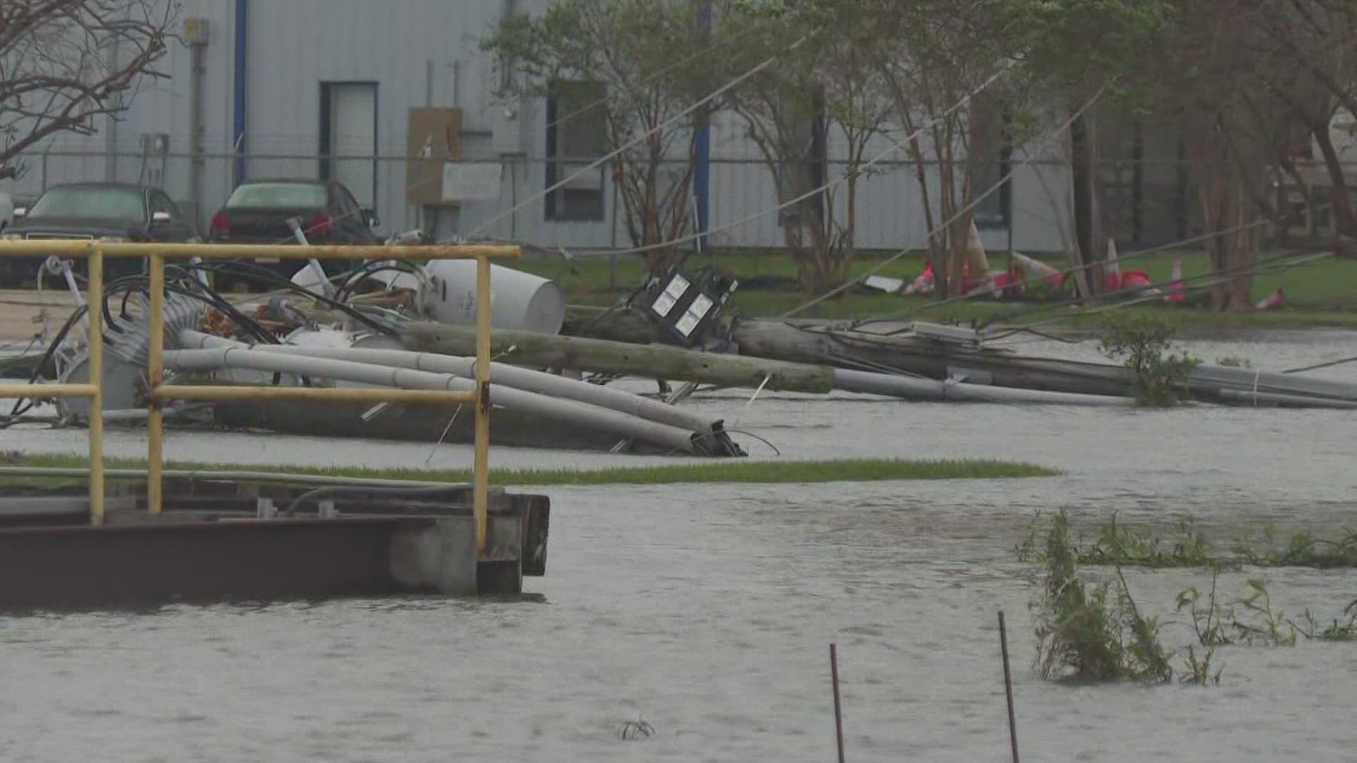 As Tropical Storm Ida leaves our area, we're getting a look at some of the damage it leaves behind.