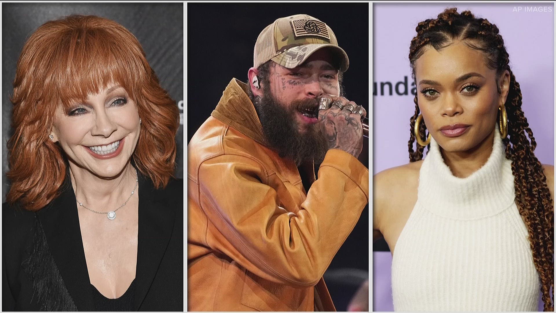 Reba McEntire, Post Malone and Andra Day are all performing Sunday along with Usher. Here's how much they will get paid.