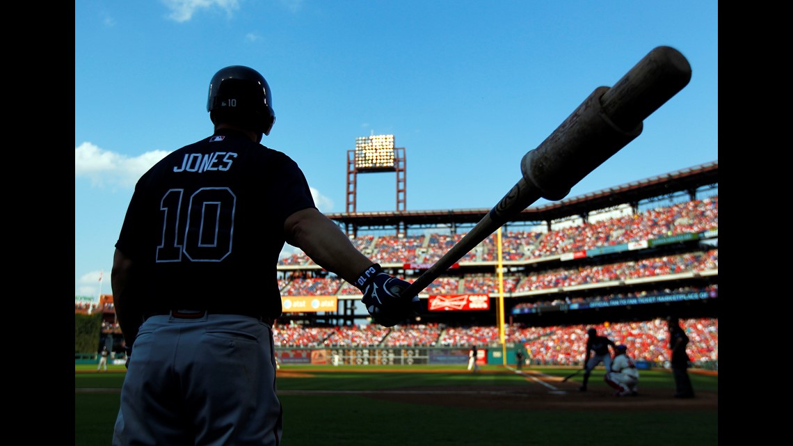 Chipper Jones and Jason Heyward by Kevin C. Cox