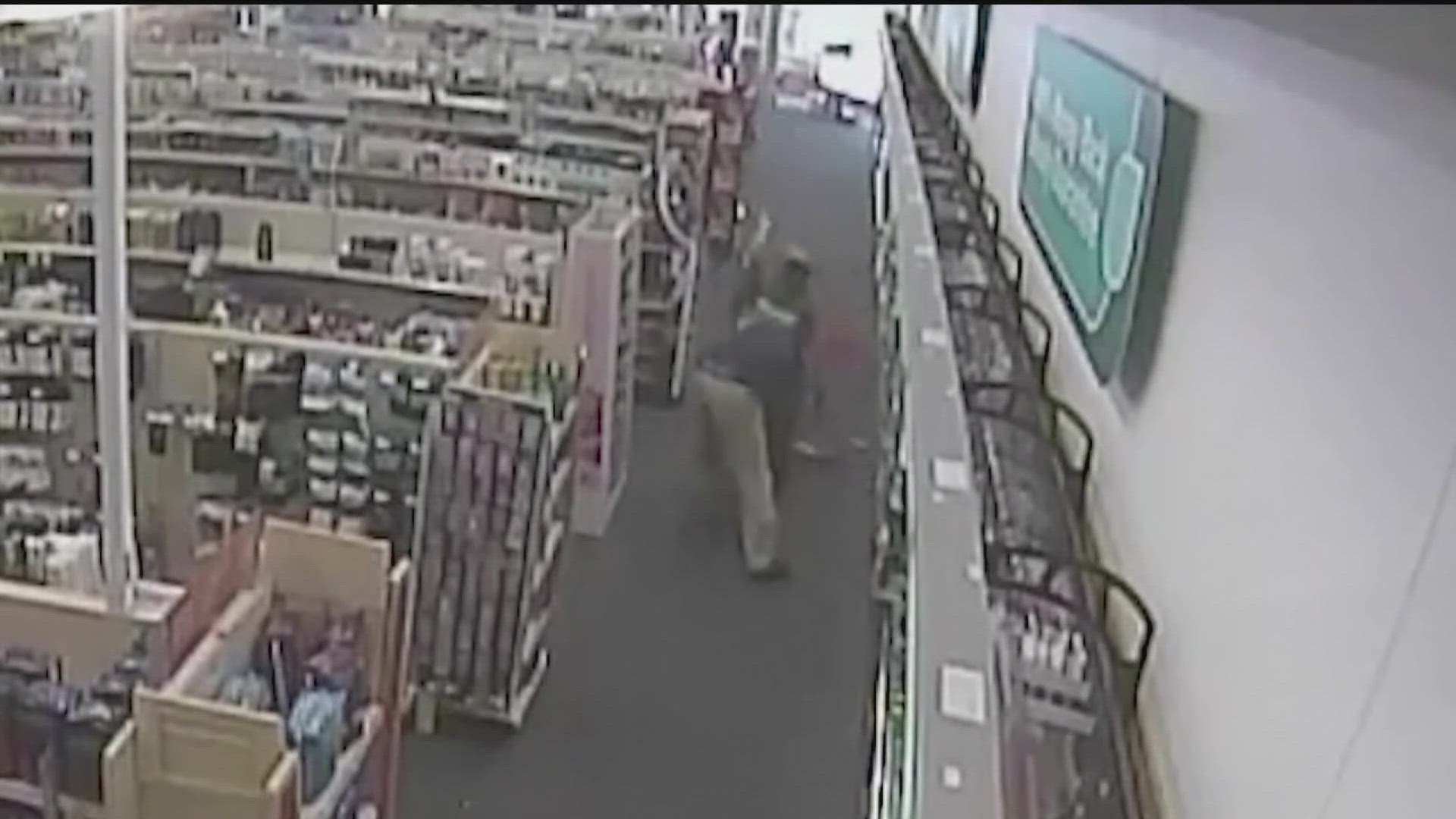 Home Depot shoplifting attack County