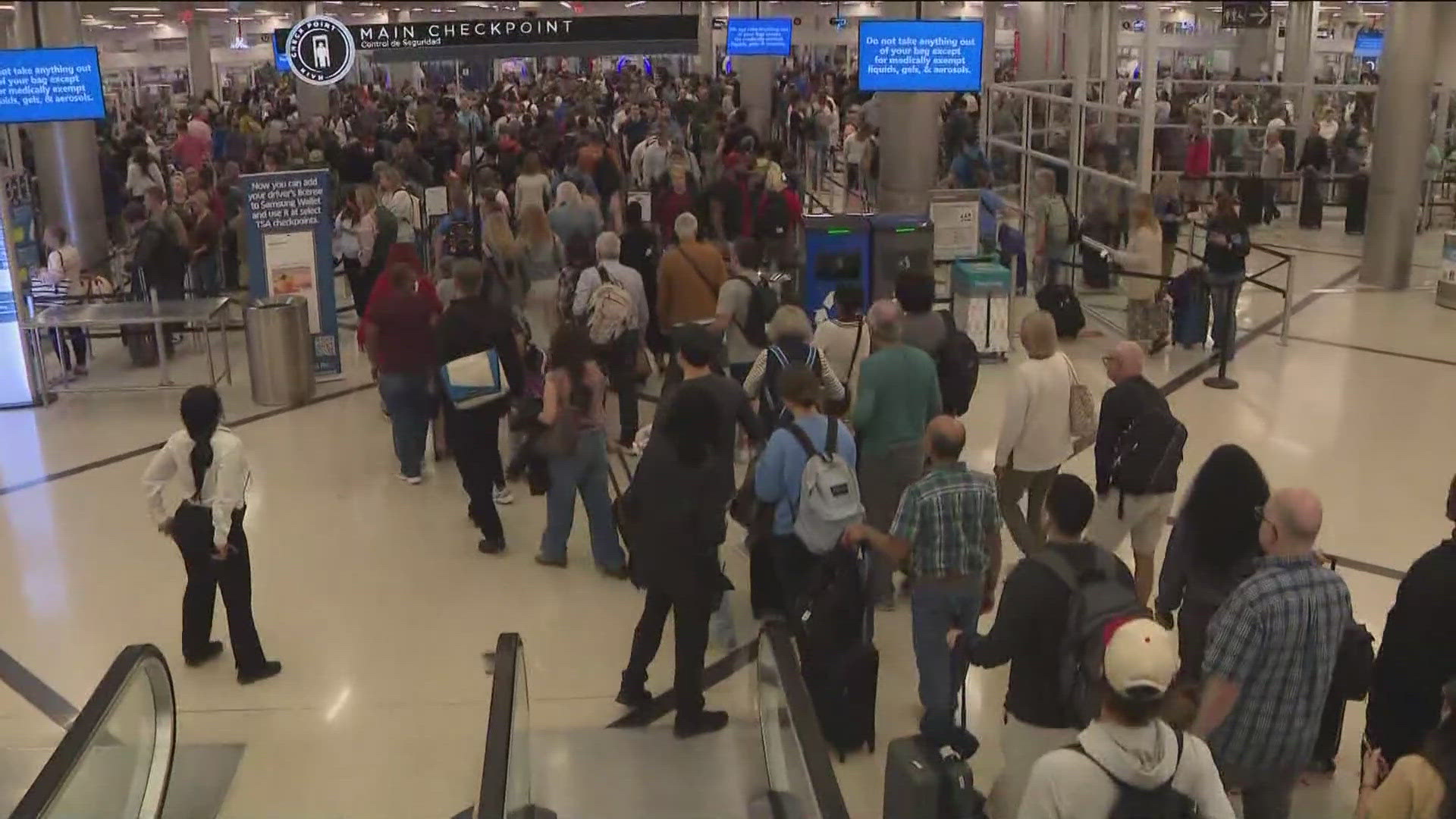 The airport is reminding travelers to be weather aware and check their flight ahead of arrival.