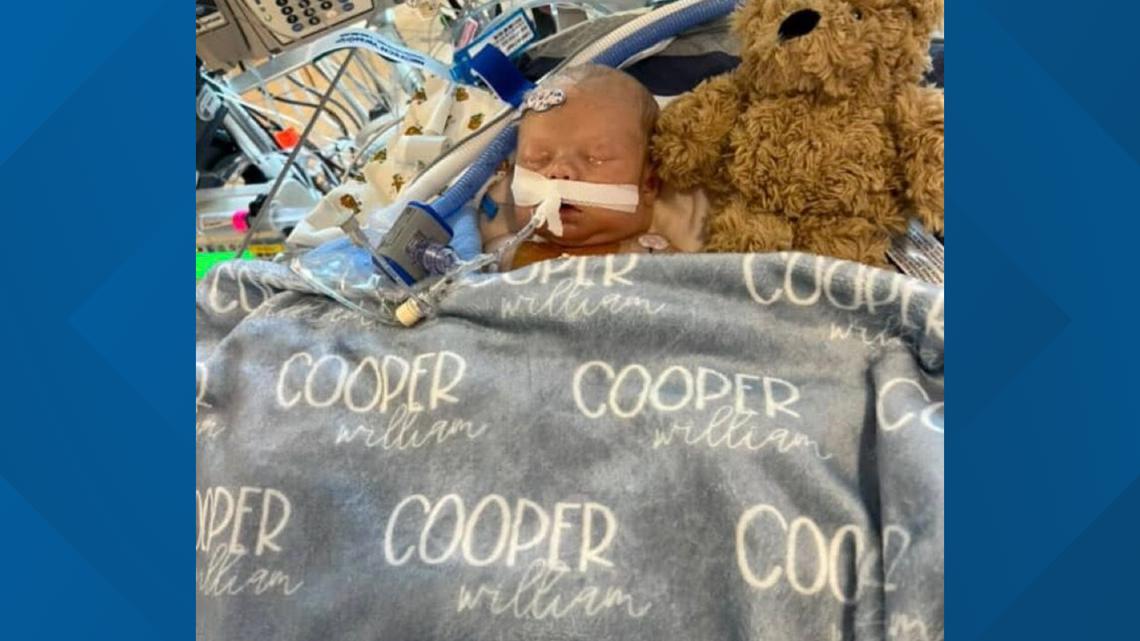Newborn Cooper in Critical Condition Following Heart Surgery, Family Holds onto Hope