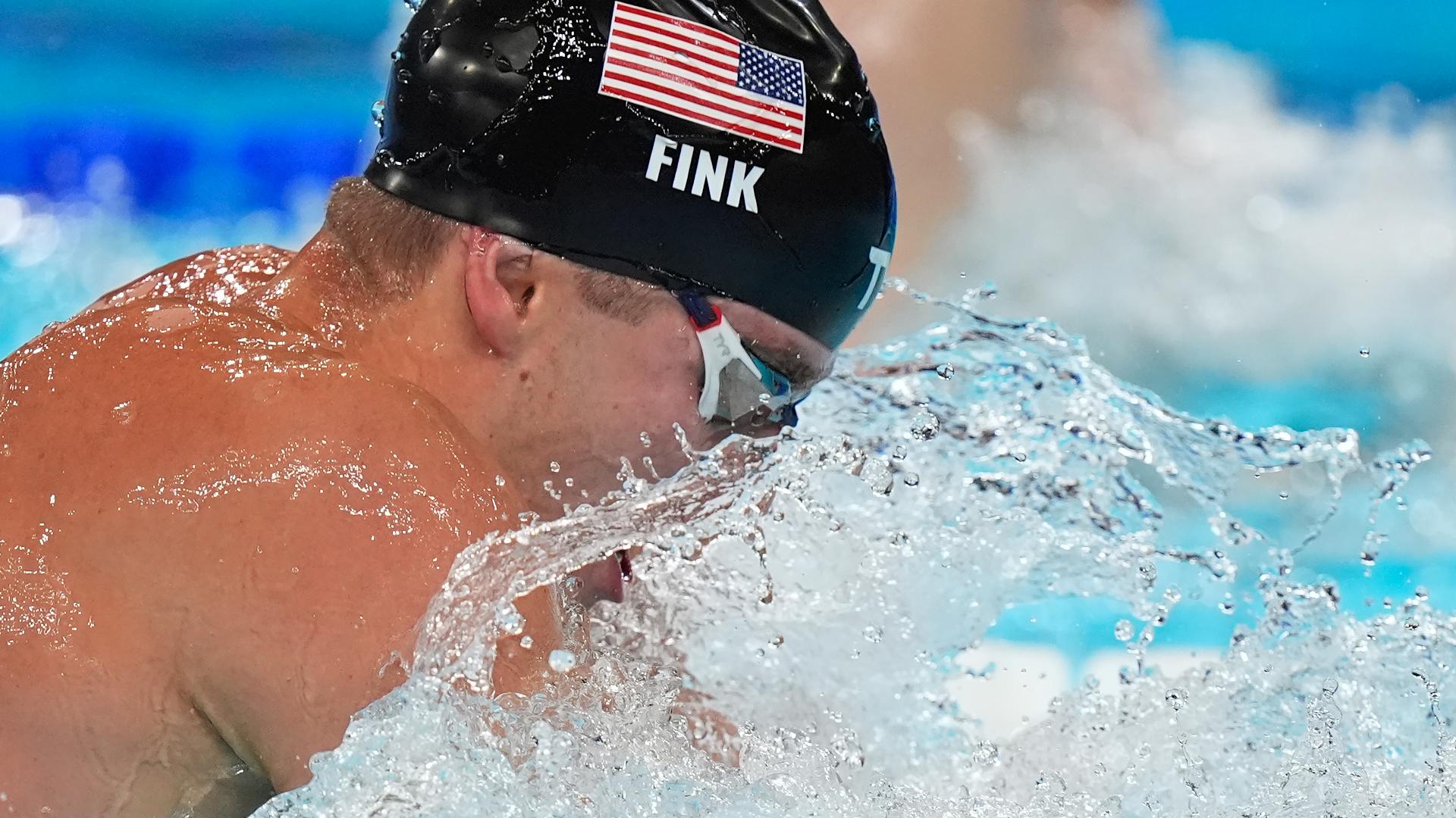 UGA grad and Georgia Tech grad Nic Fink was a part of the team that broke the world record