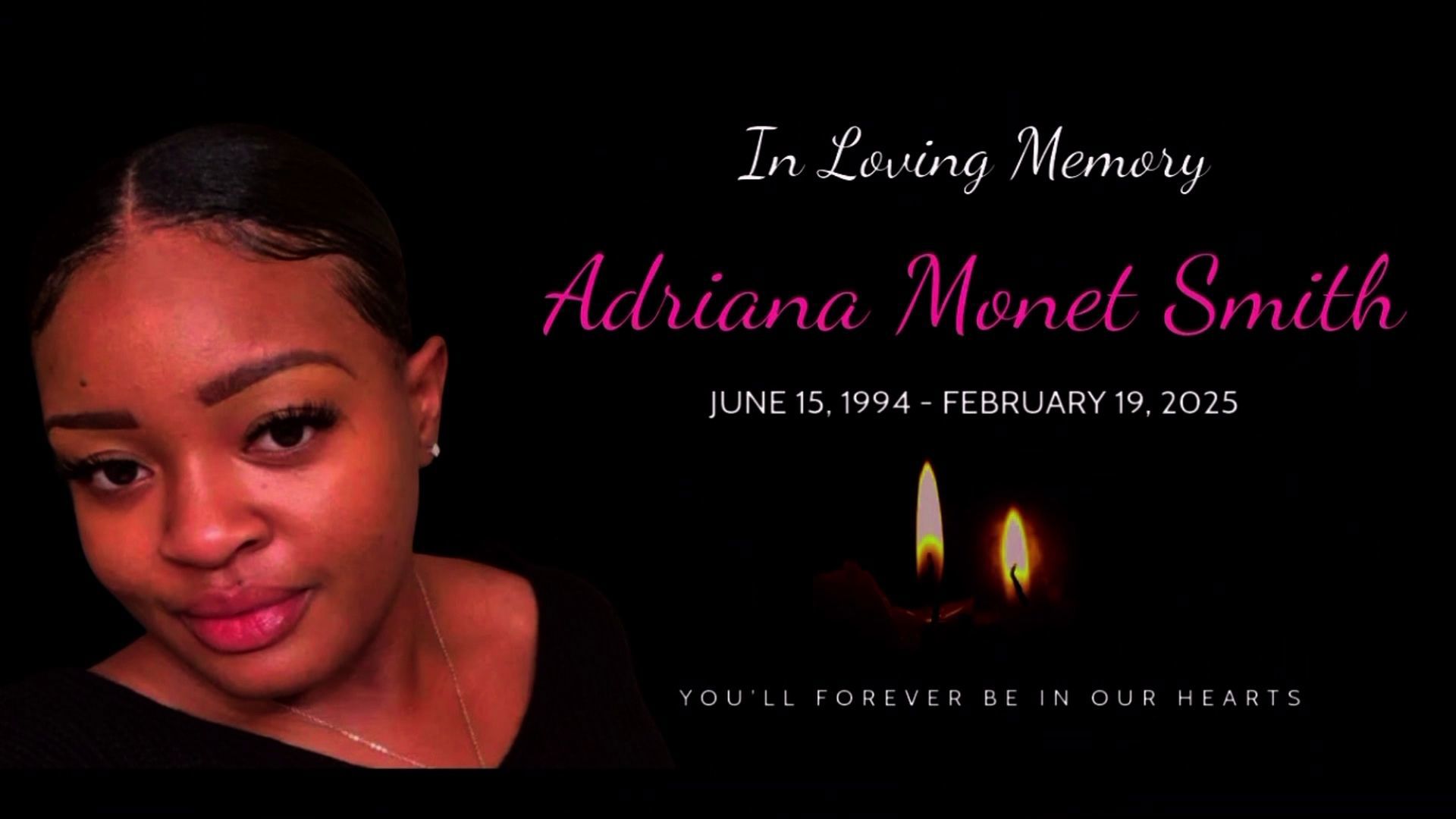Family, friends and loved ones are set to gather to remember Adriana Smith at Fairfield Baptist Church in Lithonia at noon.
