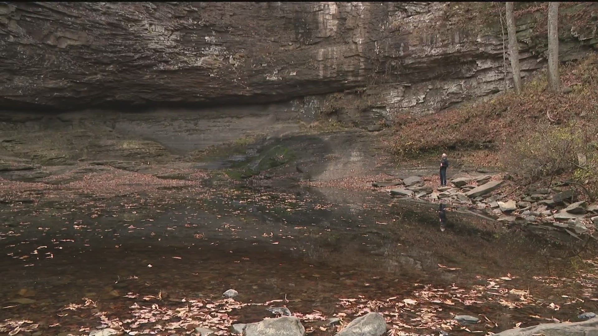 A wetter winter could restore the falls.