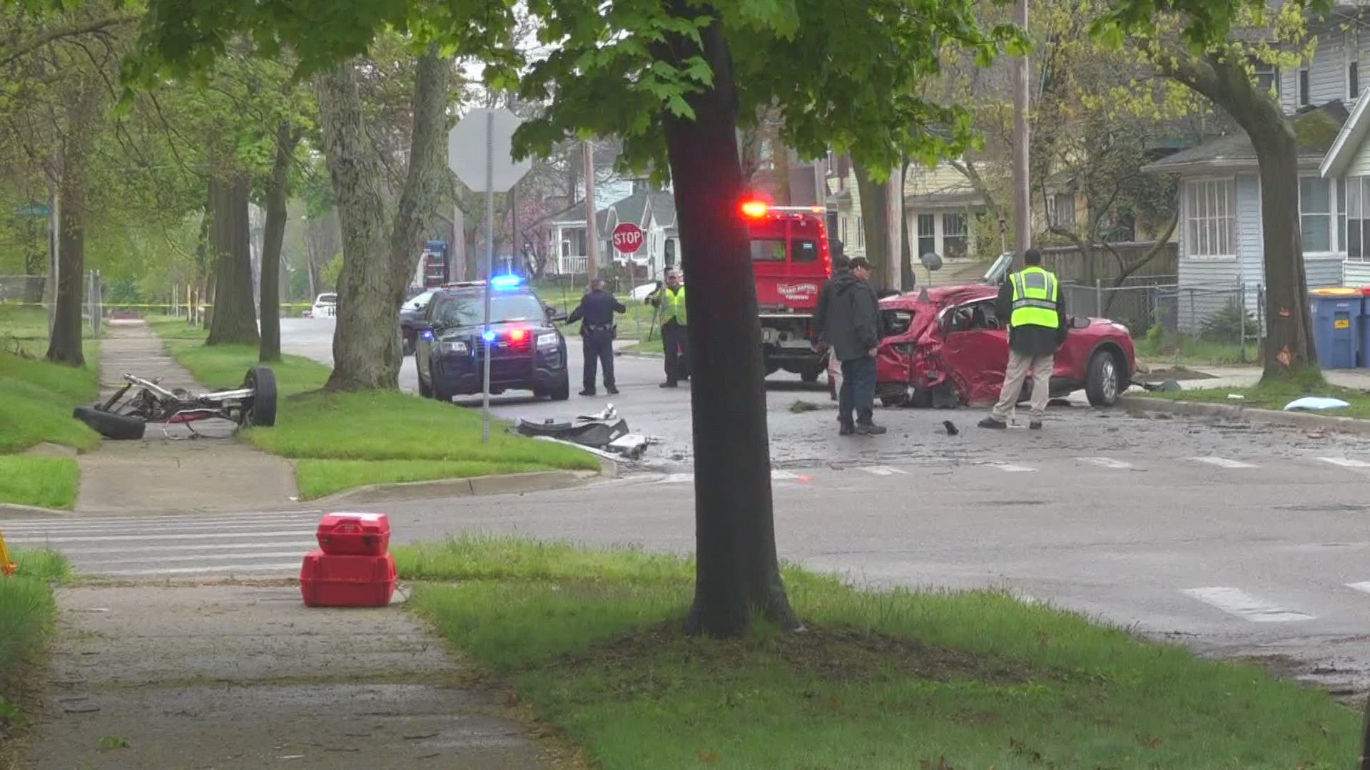 17yearold killed in three car crash in Southeast Grand