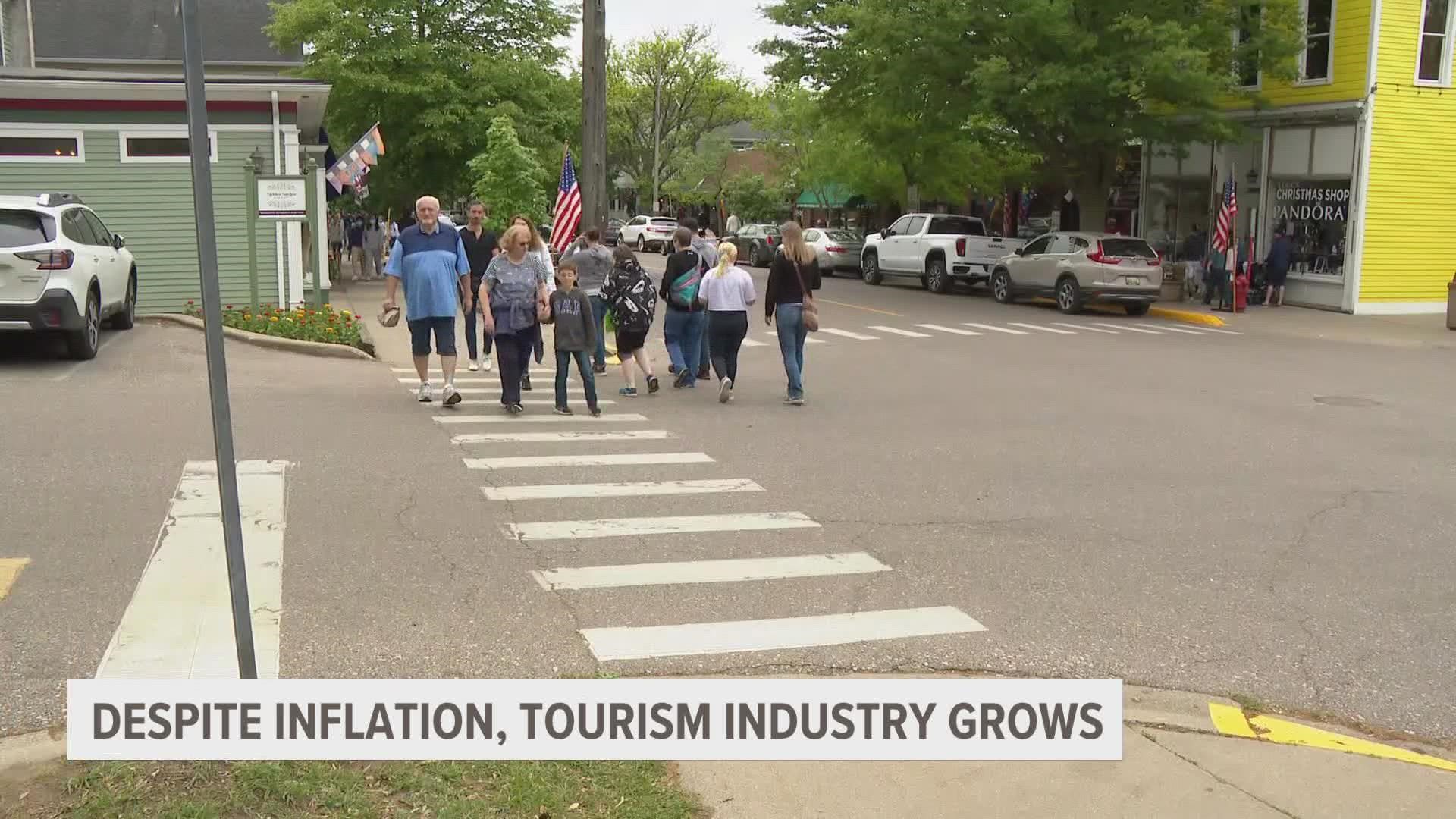 Grand Rapids played host to the U.S. Travel Association's annual seminar. It's a big boost to local economy in itself, as business travel is slower to grow.