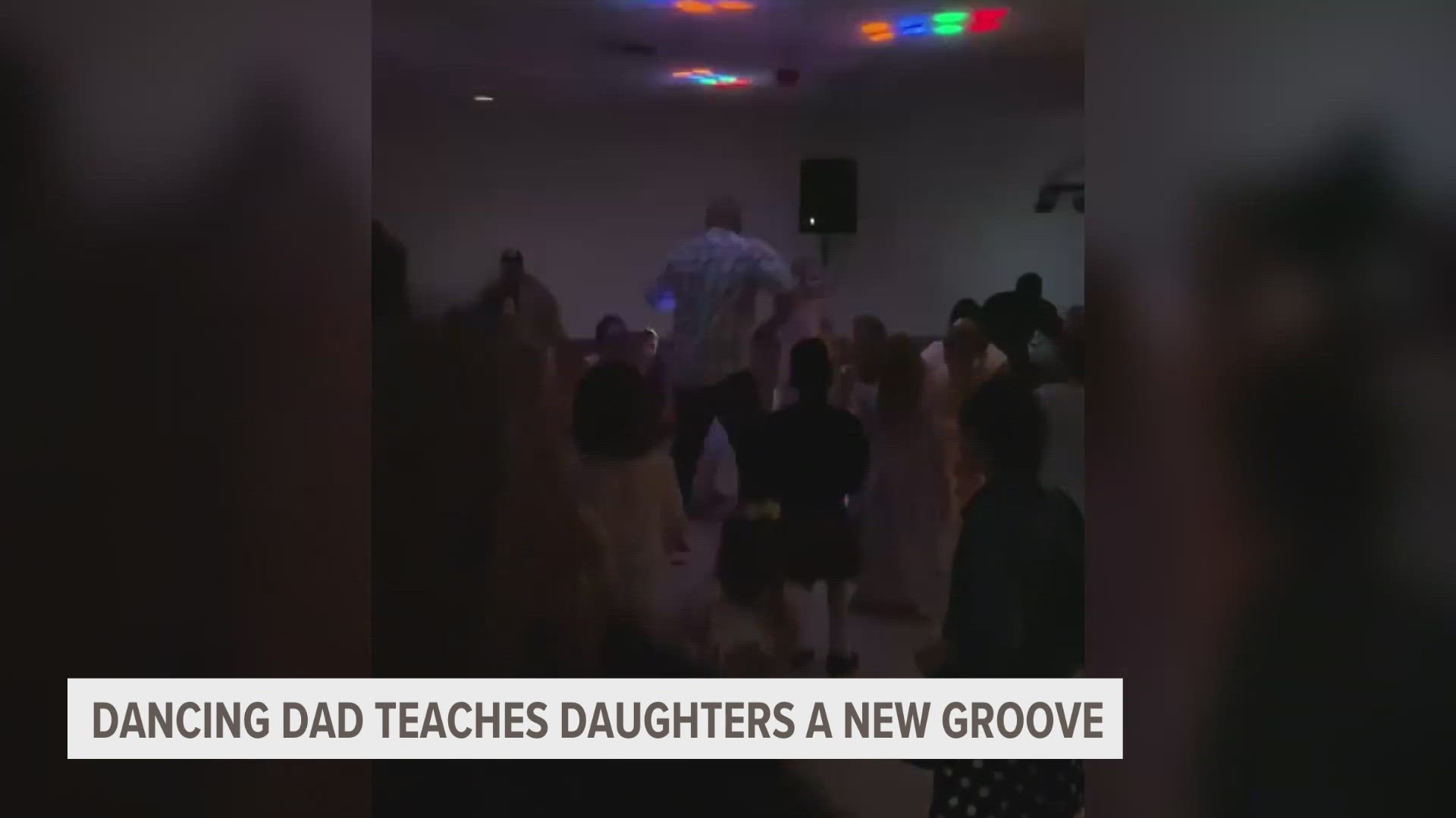 A Portland dad has gone viral over the last 24 hours--
Feeling the groove and making memories his family will cherish for a lifetime.